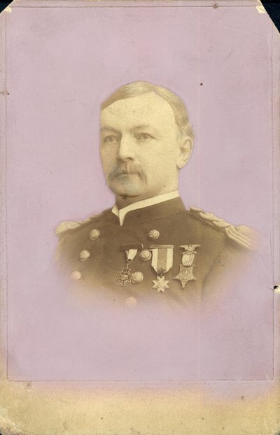 Bust Portrait of Gilbert C. Smith in Uniform with Medals by G.D. Morse